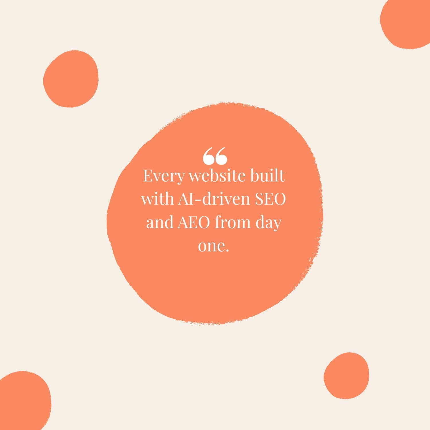 Every website built with AI-driven SEO and AEO from day one