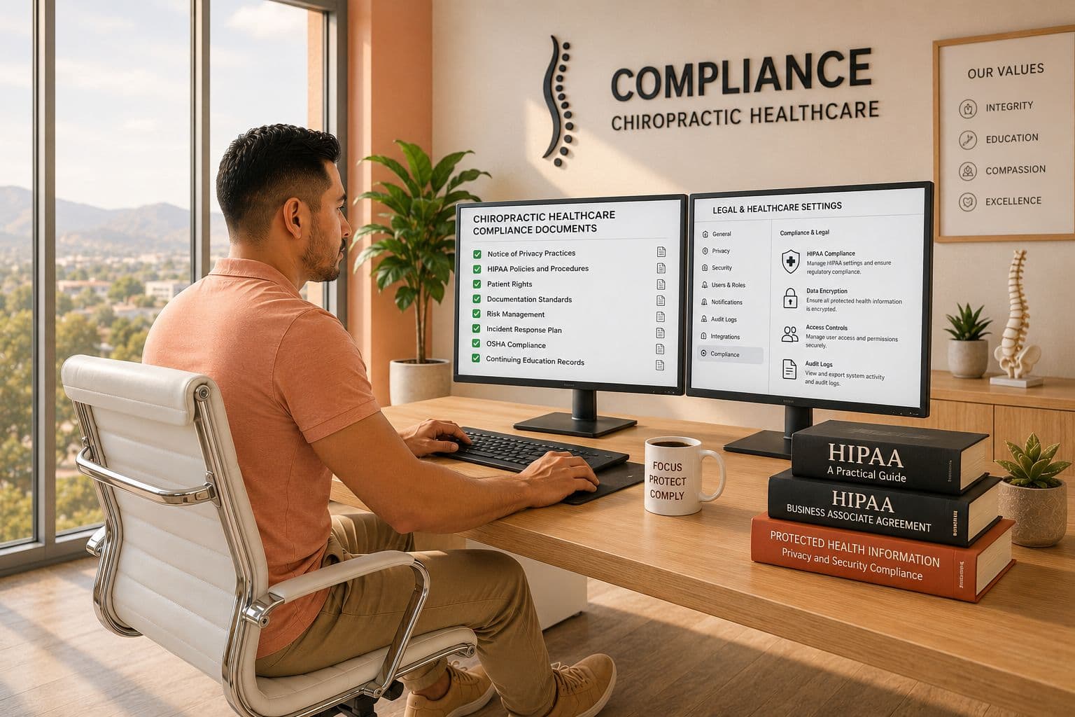 HIPAA-compliant AI chatbot handling healthcare conversations