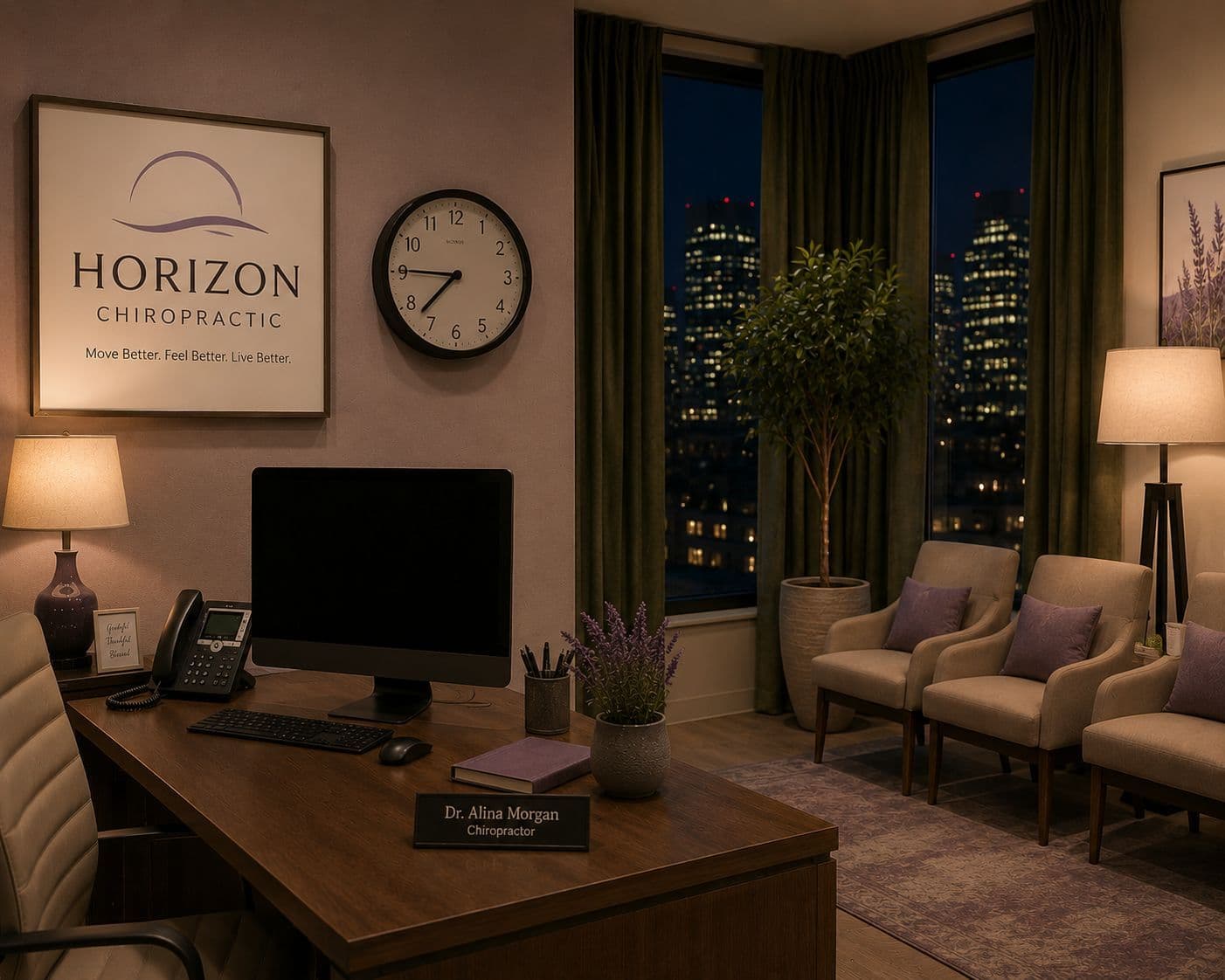 Chiropractic office without an after-hours AI system